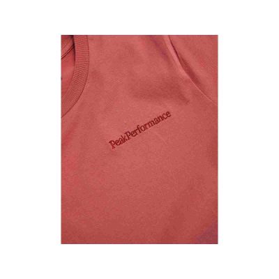 4. Peak Performance W Original Small Logo Tee Pink T-Shirt