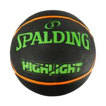 Spalding Highlight Basketball Black-Green-Orange 84354Z