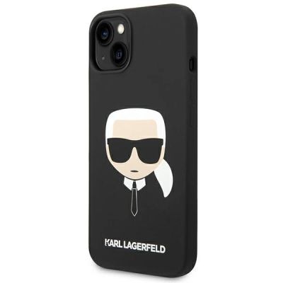 2. Karl Lagerfeld KLHCP14MSLKHBK iPhone 14 Plus 6.7 "hardcase black / black Silicone Karl`s Head
