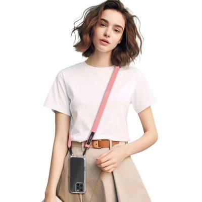 5. Tech-Protect C65 Rope Crossbody Leash - Pink