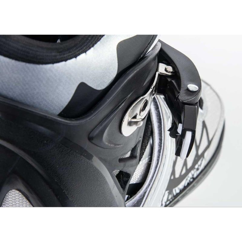 51. ROLLER SKATES-ROLLER SKATES-ICE SKATING 4IN1 ENERO PRO LED 34-37 GRAY