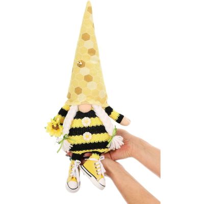 7. gnome bee 25cm in sneakers spring decoration