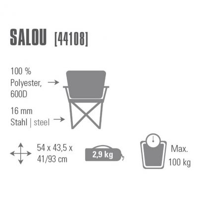 2. High Peak Folding Chair Salou 44108