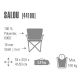 2. Folding Chair High Peak Salou 44108