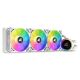 7. Sharkoon S90 All-in-One Liquid CPU Cooler, 12 cm, White, 1 pc.