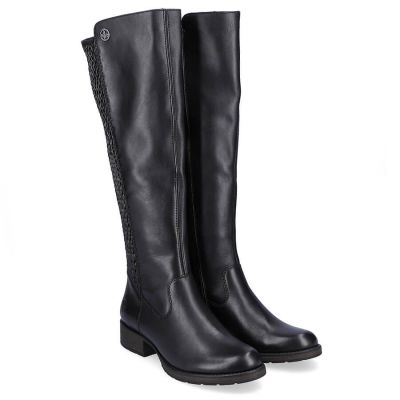 10. Rieker W Z9591-00 black leather boots 