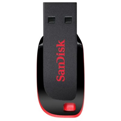11. SanDisk Cruzer Blade SDCZ50-128G-B35 Flash Drive (128GB; USB 2.0; Black)