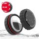7. Wozinsky WAT-48-0Y2S Case for Apple AirTag, Screw-on, Waterproof, Self-Adhesive, 4 pcs. - Black