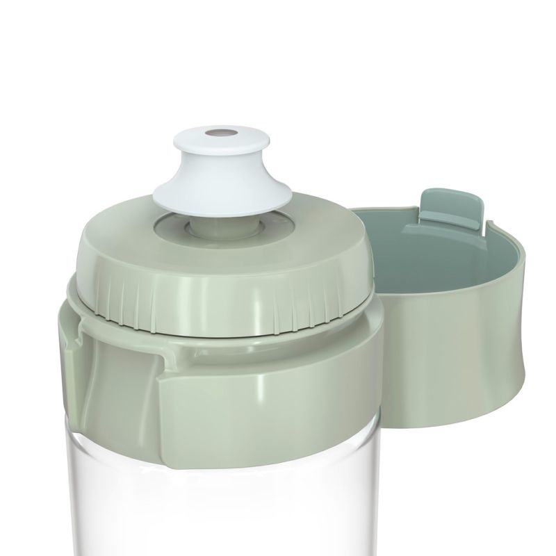 3. Brita Vital filter bottle pastel green 2 discs