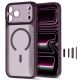 2. Tech-Protect MagPrime MagSafe CC case for iPhone 18 Pro Max / 17 Pro Max - burgundy