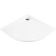 Semi-circular acrylic shower tray 80 cm