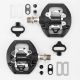 13. Rockbros M108 Nylon Half-Lock Double-Sided Bicycle Pedals - Black