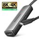 9. Axagon RVC-HI8KPD, USB-C -> HDMI 2.1 reducer / adapter, 8K/60Hz, 4K/144Hz, HDR10+, PD100W 0.16 m USB Type-C HDMI + USB Type-C