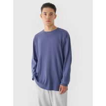 Men's oversize longsleeve with print 4F 4FRAW24TLONM507-32S