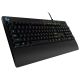9. Logitech 920-008093 Keyboard (Mechanical; USB 2.0; (US); Black)