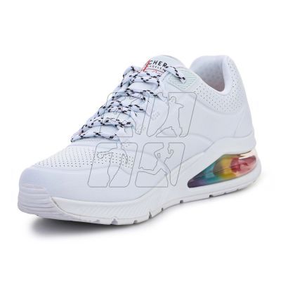 5. Skechers Uno 2 Shoes - Floating Love W 155521-WHT