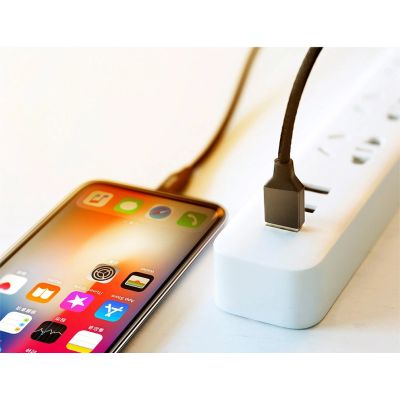 15. Baseus Yiven fabric braided cable USB / Lightning 1.8M black (CALYW-A01)