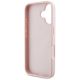 7. Guess Grained Roses Big 4G logo iPhone 16 case - pink