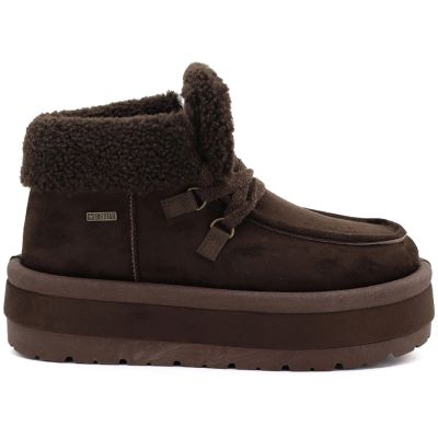 6. Waterproof women's snow boots with platform, brown Big Star UU274214