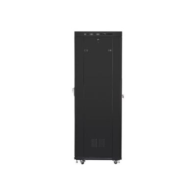 5. LANBERG FLOOR RACK CABINET 19" 42U 600X800 GLASS DOOR LCD BLACK FF01-6842-12BL (FLAT PACK)