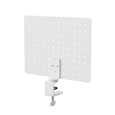 2. Activejet APB-002W Desk Organizer. Rotating perforated board. Gray and white.