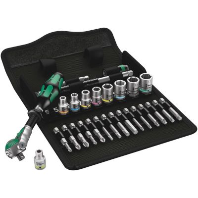 ZYLKOP 1/4" 5–13 mm Socket Wrench Set, 16 Pieces
