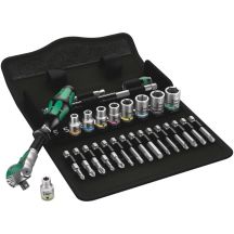 ZYLKOP 1/4" 5–13 mm Socket Wrench Set, 16 Pieces