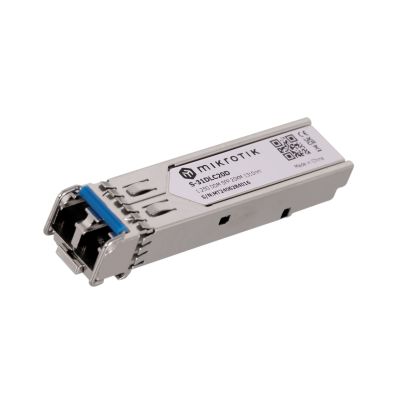 6. Mikrotik S-31DLC20D 1.25G Dual LC UPC SM 20km SFP Insert