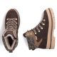 13. Waterproof Women’s Brown Platform Hiking Boots Rieker Y6210-25