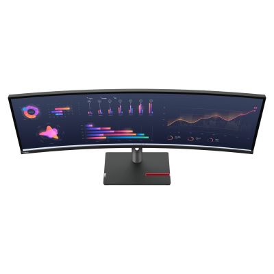 13. Lenovo ThinkVision P49w-30 Computer Monitor 124.5 cm (49") 5120 x 1440 px Dual WQHD LED Black