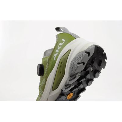 7. Aku men's trial trekking shoes Furiosa BOA Gore-tex Vibram fashionable green