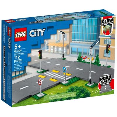 7. LEGO City 60304 Road Plates
