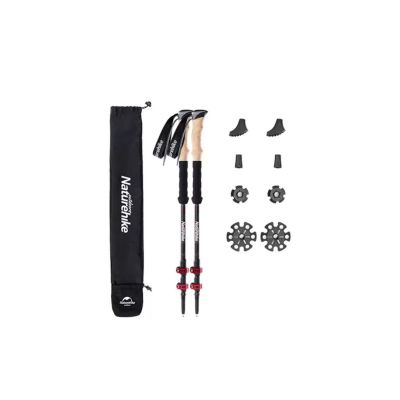 Carbon red poles NATUREHIKE nh20ds003-red