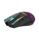 4. Wozinsky WMGB-3200 Wireless Optical Gaming Mouse with Built-in Rechargeable Battery 3200 DPI with RGB Lighting - Black