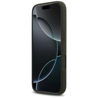 5. Guess Silicone Big 4G Script Case for iPhone 17 Pro - Green