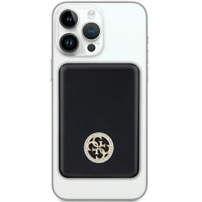 2. Guess MagSafe 4G Strassed Metal Logo induction power bank 5W 3000mAh - black