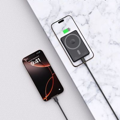 6. Tech-Protect PB33 LifeMag MagSafe 5000mAH powerbank - black