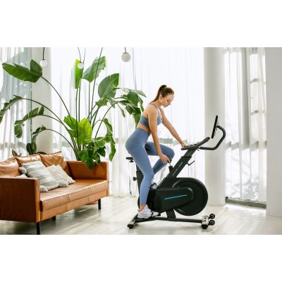 159. OVICX Q200X magnetic exercise bike with 15.6" TFT touchscreen, WIFI bluetooth & app