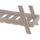 34. FOLDABLE WOODEN FLOWER STAND 3 SHELVES