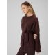 4. Women's regular sweatshirt with ties and modal 4F 4FRSS26TSWSF2784-80S