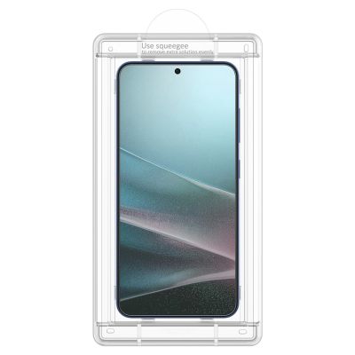 9. Spigen ELITE SHIELD EZ FIT Hydrogel Film for Samsung Galaxy S25 - Transparent