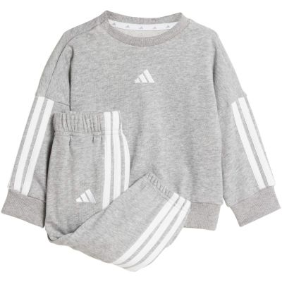 8. adidas Essentials Joggers Gray JV9852 Kids Tracksuit