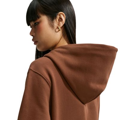 6. Nike Studio Fleece Medium Weight Women's Sweatshirt Light Brown IM8504 259