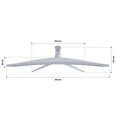 8. JAPANNEXT Curved Monitor 86.4cm JN-IPS340UWQHD60C-C65W-HS-W