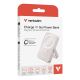 3. Verbatim Charge 'n' Go Magnetic Wireless Lithium Polymer (LiPo) 10000 mAh Wireless Charging Pink