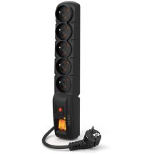 Acar F5 PRO Power Strip (1.5 m; black)
