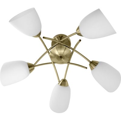 2. Classic chandelier, Activejet NIKITA Patina ceiling hanging lamp, 5xE27, for the living room