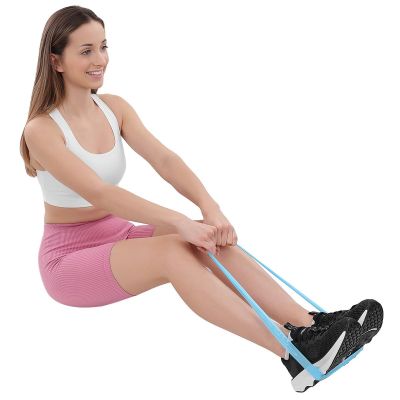 9. SET OF FITNESS CROSSFIT MINI BLUE BAND 5IN1 ENERO FIT