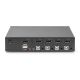6. KVM switch, 4 ports, 4K 60Hz, 4xDP IN, 1xDP OUT, 2xUSB A, 2x Audio IN&OUT