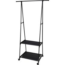 EXCELLENT HOUSEWARE SINGLE CLOTHES HANGER AND 2 SHELVES